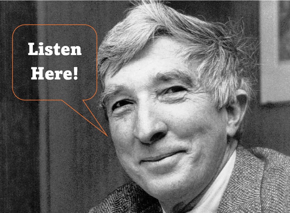 John Updike thinks you should Listen Here!